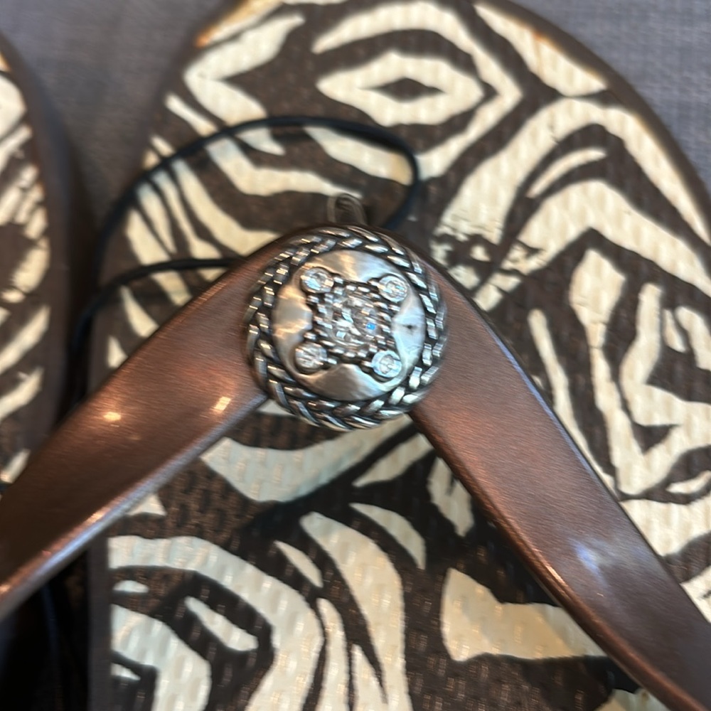 Brighton Zebra Sandals - Picture 2 of 4